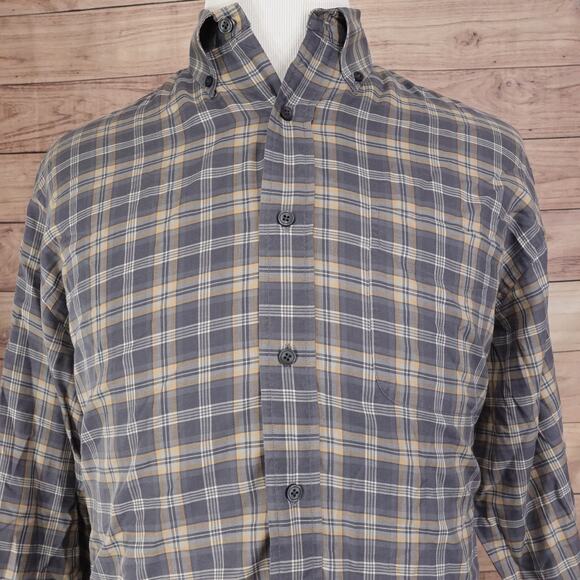 DANIEL CREMIEUX CLASSIC FIT ITALIAN FABRIC BUTTON DOWN SHIRT MENS SIZE M - Picture 1 of 6
